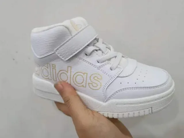 Adidas High-Top Dual-Closure Color-Blocked Lifestyle Sneakers 24