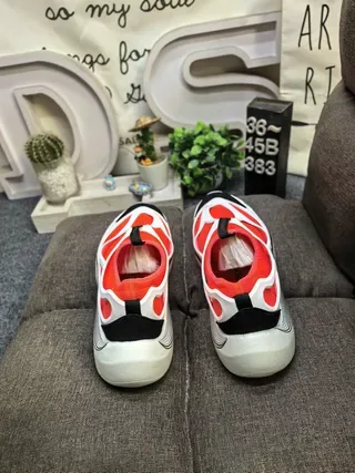 Adidas Hyperboost Orange White Laceless Slip-On Cage-Style Upper Lifestyle Sneakers 8