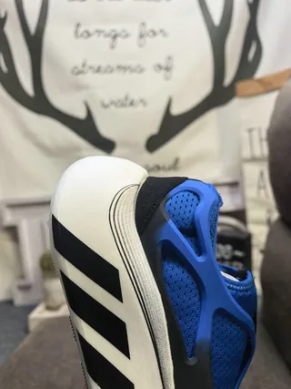 Adidas Hyperboost Slip-On Blue Black White Lifestyle Sneakers 3