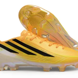 Adidas Hyperfast Yellow Black Firm-Ground Soccer Shoes