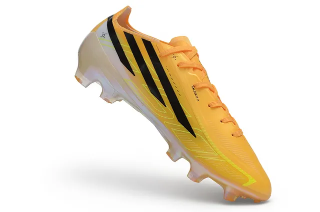 Adidas Hyperfast Yellow Black Firm-Ground Soccer Shoes 2