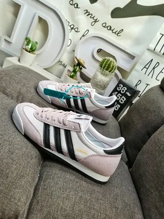 Adidas Pink Black Retro Runner Silhouette Mesh And Suede Upper Lifestyle Sneakers 7