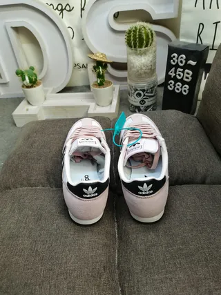 Adidas Pink Black Retro Runner Silhouette Mesh And Suede Upper Lifestyle Sneakers 8