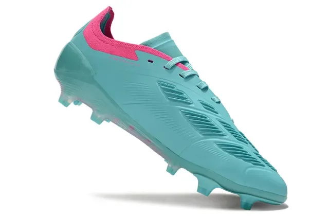 Adidas Predator Turquesa e Rosa Chuteiras de Futebol para Solo Firme 2