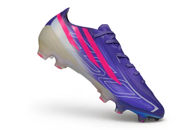 Adidas Purple Pink Low-Cut Synthetic Upper Iridescent Holographic Soleplate Firm-Ground Soccer Shoes 2