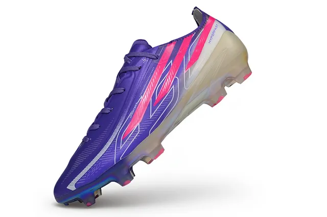 Adidas Purple Pink Low-Cut Synthetic Upper Iridescent Holographic Soleplate Firm-Ground Soccer Shoes 3