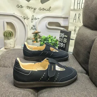 Adidas Samba Black and Beige Lifestyle Sneakers