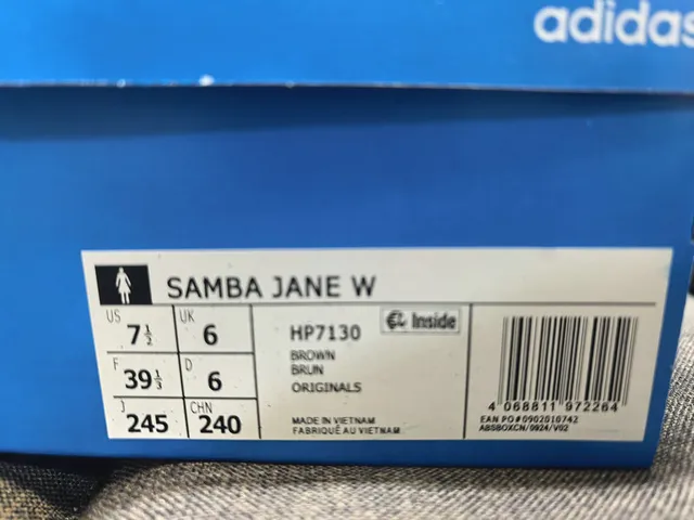 Adidas Samba Black and Beige Lifestyle Sneakers 2