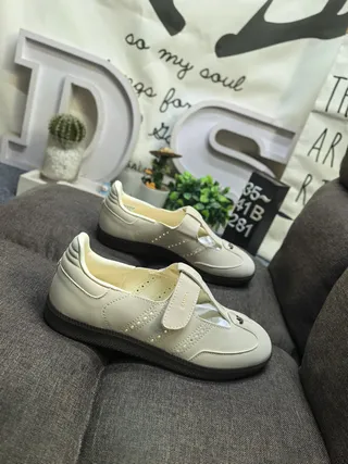 Adidas Samba Black and Beige Lifestyle Sneakers 19