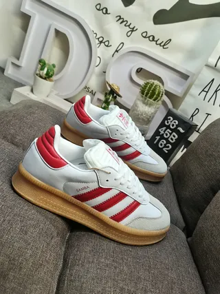 Adidas Samba Black White Gum Lifestyle Sneakers 9