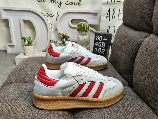 Adidas Samba Black White Gum Lifestyle Sneakers 11