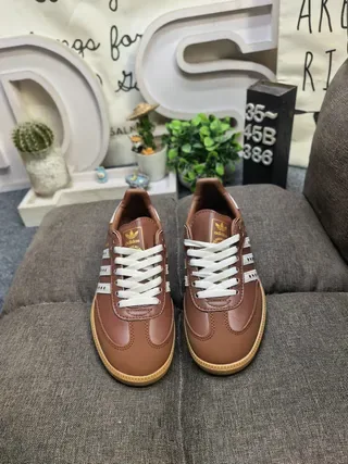 Adidas Samba Brown and Cream Lifestyle Sneakers 10