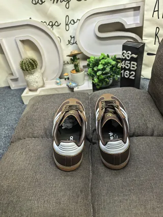 Adidas Samba Brown and White Lifestyle Sneakers 8