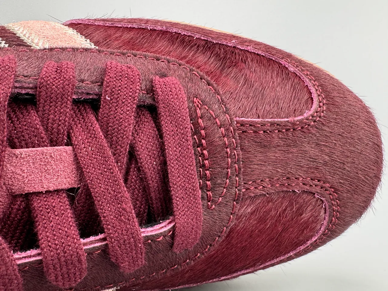Adidas Samba Burgundy Pink Striped Lifestyle Sneakers 4