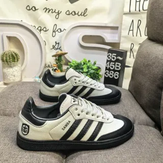Adidas Samba Off-White and Black Lifestyle Sneakers