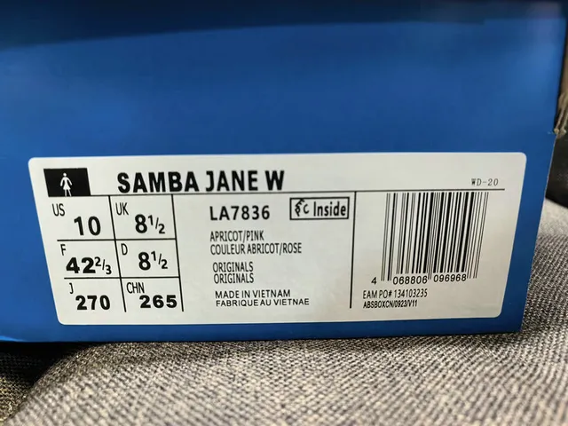 Adidas Samba OG Beige Woven Lifestyle Sneakers 2
