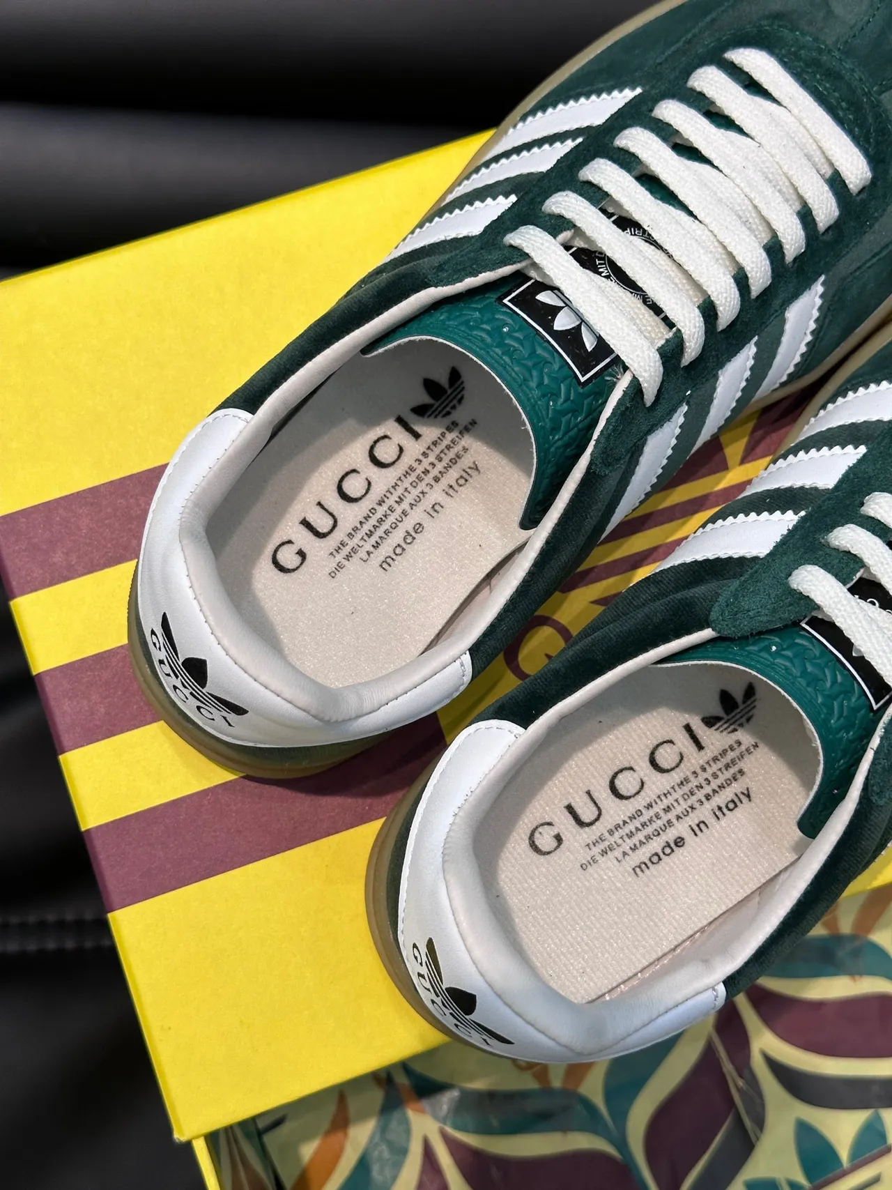 Adidas Samba OG Green Suede Lifestyle Sneakers 3