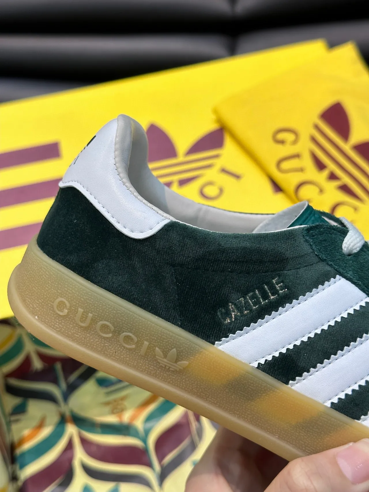Adidas Samba OG Green Suede Lifestyle Sneakers 5