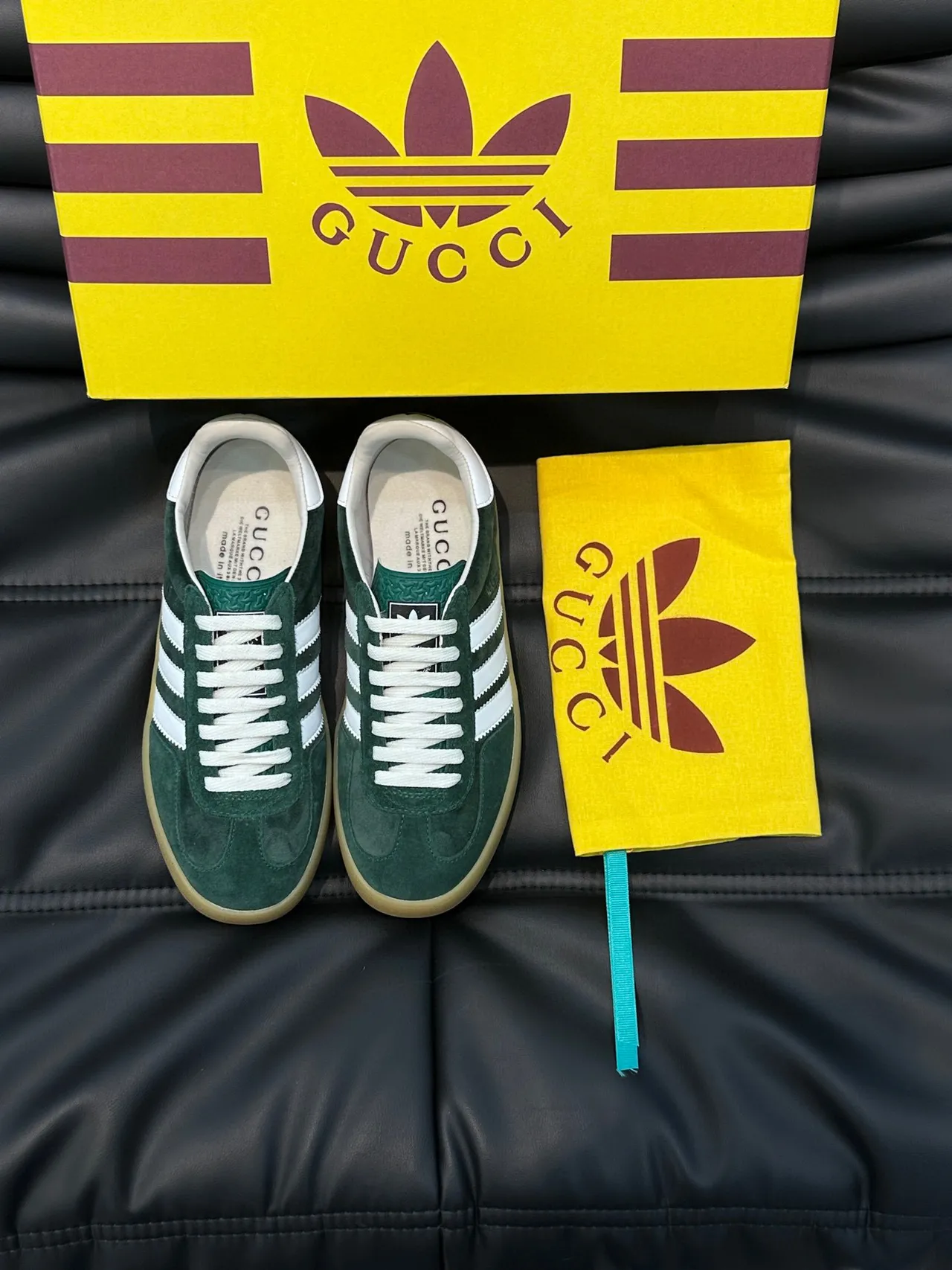 Adidas Samba OG Green Suede Lifestyle Sneakers 8