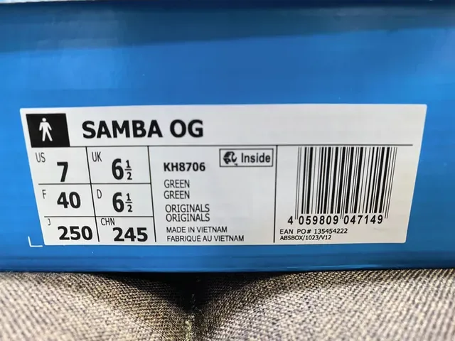 Adidas Samba OG Mint Green Suede Lifestyle Sneakers 2