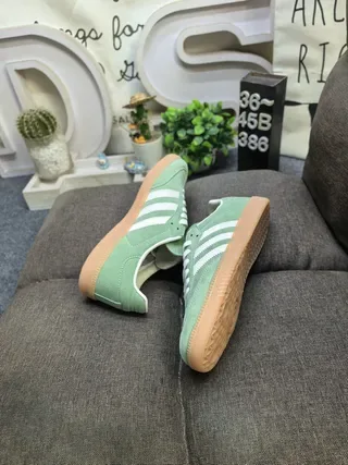 Adidas Samba OG Mint Green Suede Lifestyle Sneakers 6