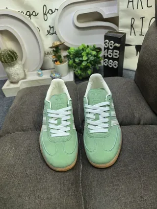 Adidas Samba OG Mint Green Suede Lifestyle Sneakers 10