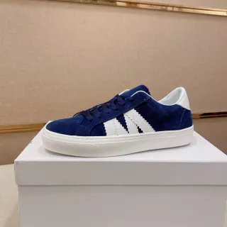 Adidas Samba-Style Navy and White Suede Lifestyle Sneakers