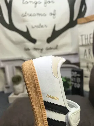 Adidas Samba White Black Gum Lifestyle Sneakers 3