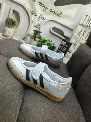 Adidas Samba White Black Gum Lifestyle Sneakers 7
