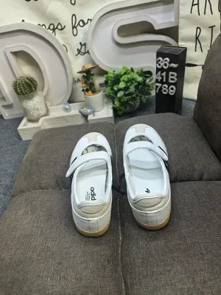 Adidas Samba White Black Gum Lifestyle Sneakers 8