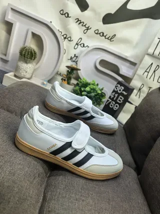 Adidas Samba White Black Gum Lifestyle Sneakers 9