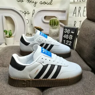 Adidas Samba White Black Gum Lifestyle Sneakers