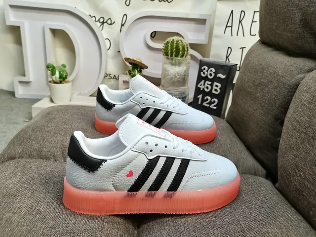 Adidas Samba White Black Gum Lifestyle Sneakers 11