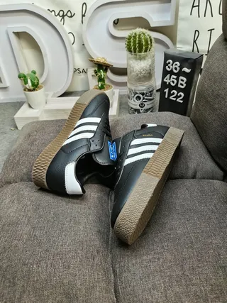 Adidas Samba White Black Gum Lifestyle Sneakers 16