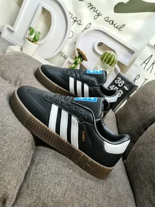 Adidas Samba White Black Gum Lifestyle Sneakers 17