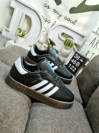 Adidas Samba White Black Gum Lifestyle Sneakers 19