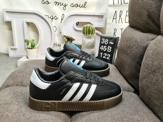 Adidas Samba White Black Gum Lifestyle Sneakers 21