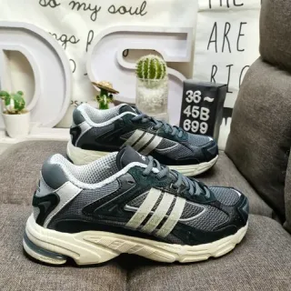 Adidas Spezial Black Gray Retro Runner Mesh-Synthetic Hybrid Lifestyle Sneakers