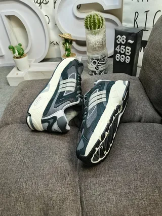 Adidas Spezial Black Gray Retro Runner Mesh-Synthetic Hybrid Lifestyle Sneakers 6