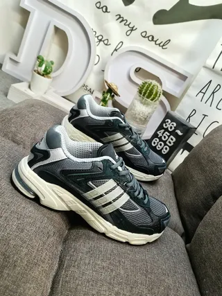 Adidas Spezial Black Gray Retro Runner Mesh-Synthetic Hybrid Lifestyle Sneakers 9