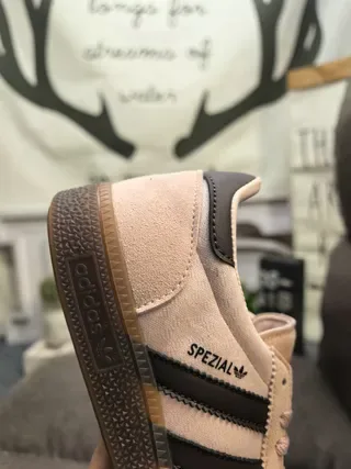 Adidas Spezial Chaussures Lifestyle en daim rose poudré noir 3