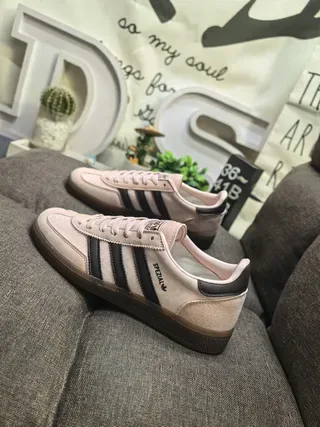 Adidas Spezial Chaussures Lifestyle en daim rose poudré noir 7
