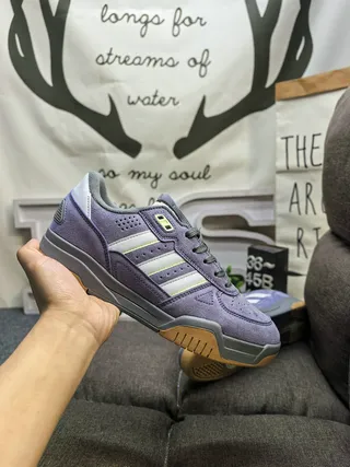 Adidas Spezial Lavender Suede Three-Stripe Lifestyle Sneakers 5