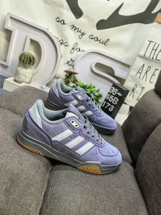 Adidas Spezial Lavender Suede Three-Stripe Lifestyle Sneakers 9