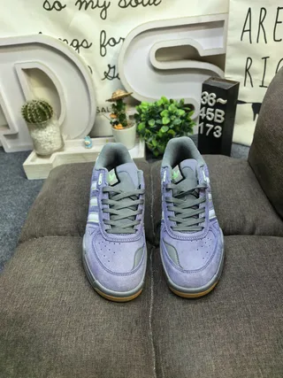 Adidas Spezial Lavender Suede Three-Stripe Lifestyle Sneakers 10