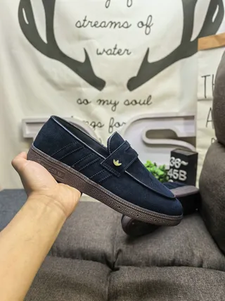Adidas Spezial Navy Suede Loafers 5