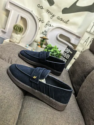 Adidas Spezial Navy Suede Loafers 7