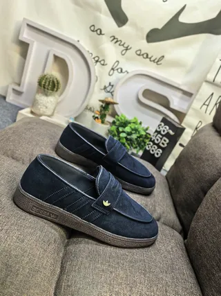 Adidas Spezial Navy Suede Loafers 9