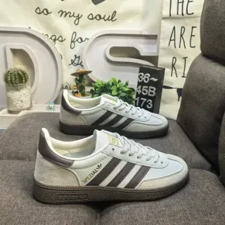 Adidas Spezial Off-White and Brown Lifestyle Sneakers