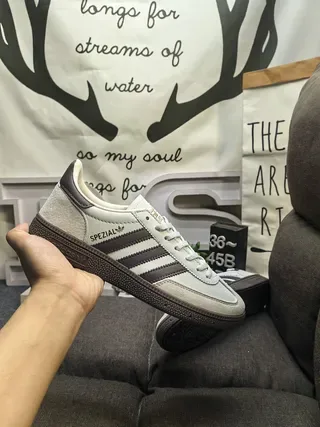 Adidas Spezial Off-White et Marron chaussures lifestyle 5